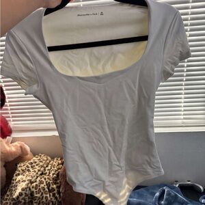 Abercrombie & Fitch Cream Bodysuit